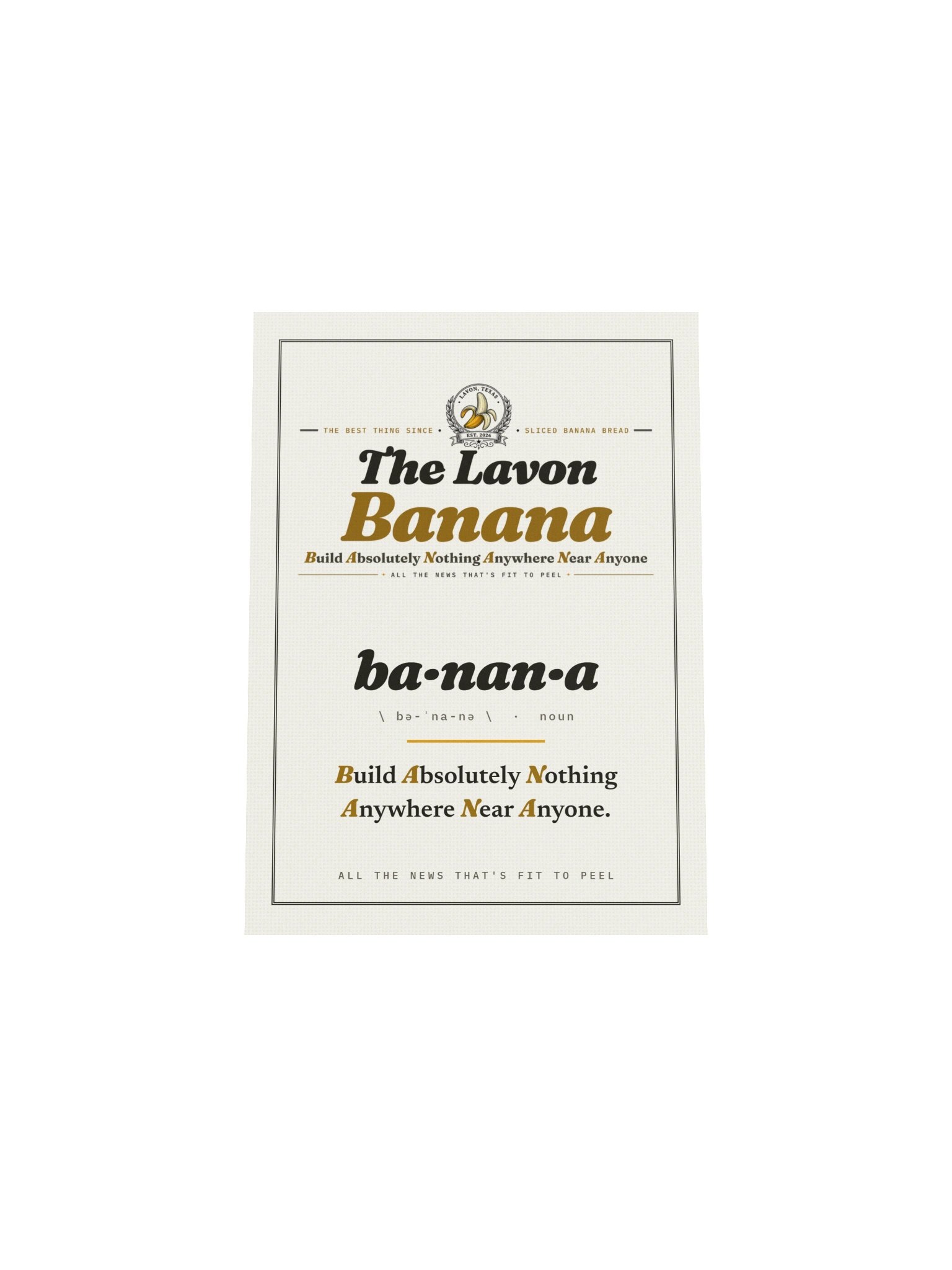 BANANA Broadside Poster product image (5)