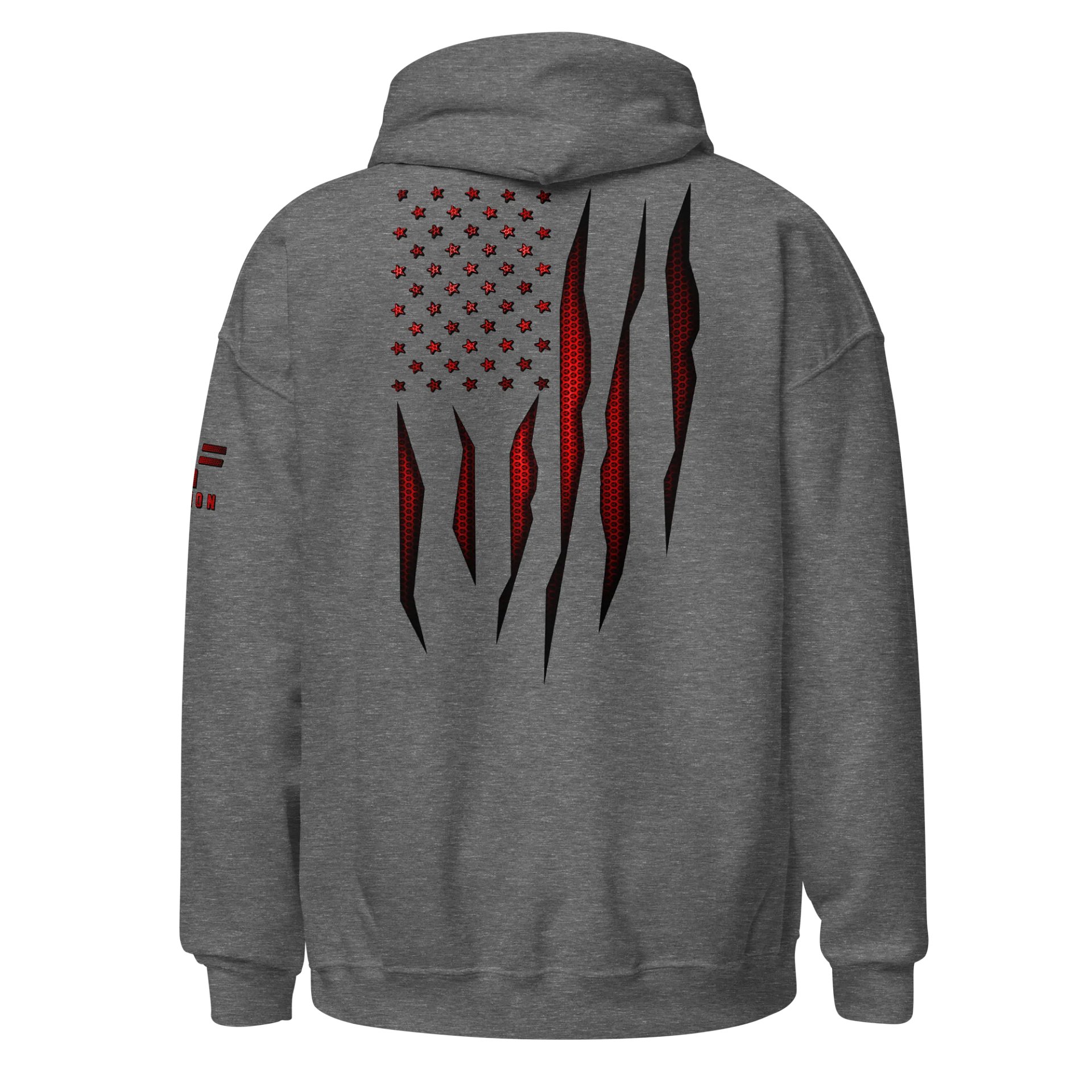 Red Carbon Onyx American Flag Hoodie product image (5)
