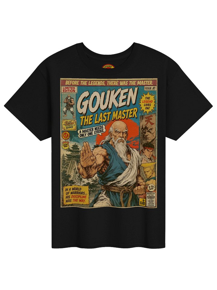 Gouken Comic Art Gaming T-Shirt product image (1)