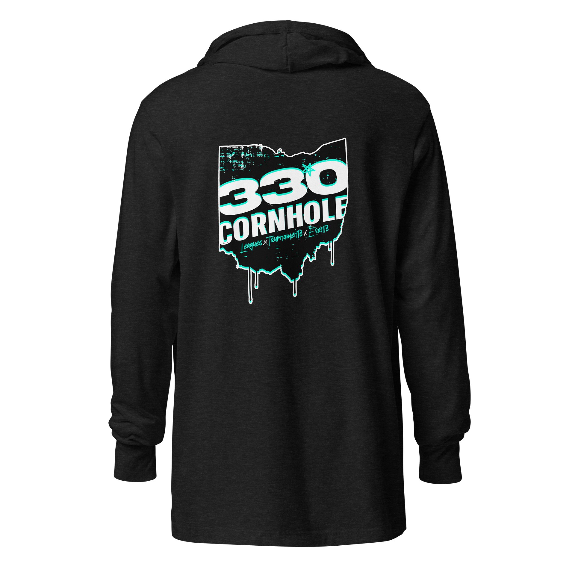 Bella+Canvas Ohio 330 Cornhole Graphic Lightweight Hoodie product image (1)