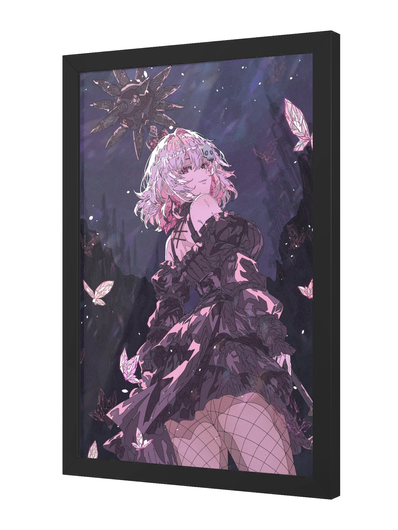 Yuki Crystal Butterflies Framed Poster product image (2)
