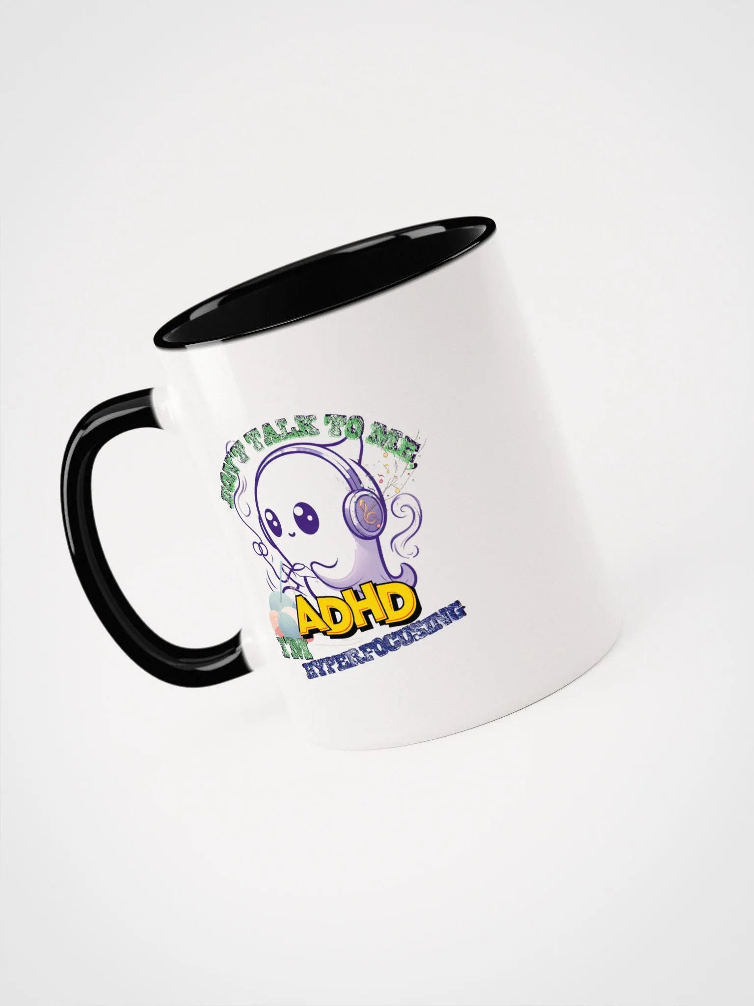ADHD Hyperfocusing Ceramic Mug with Color Inside product image (38)
