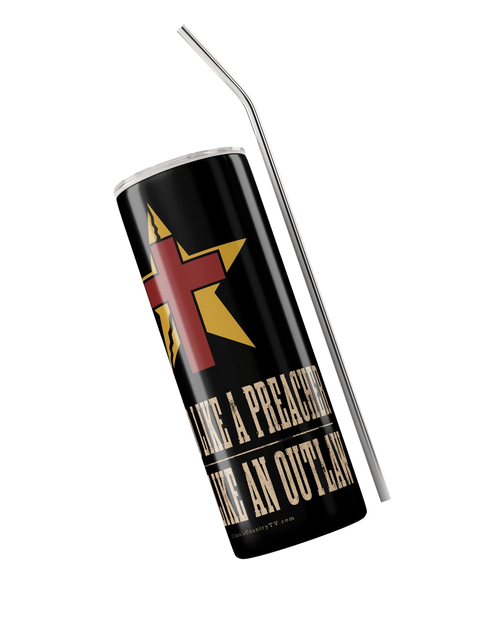 The Man in Black 20oz Tumbler — Classic Country TV | Drop 002 product image (3)