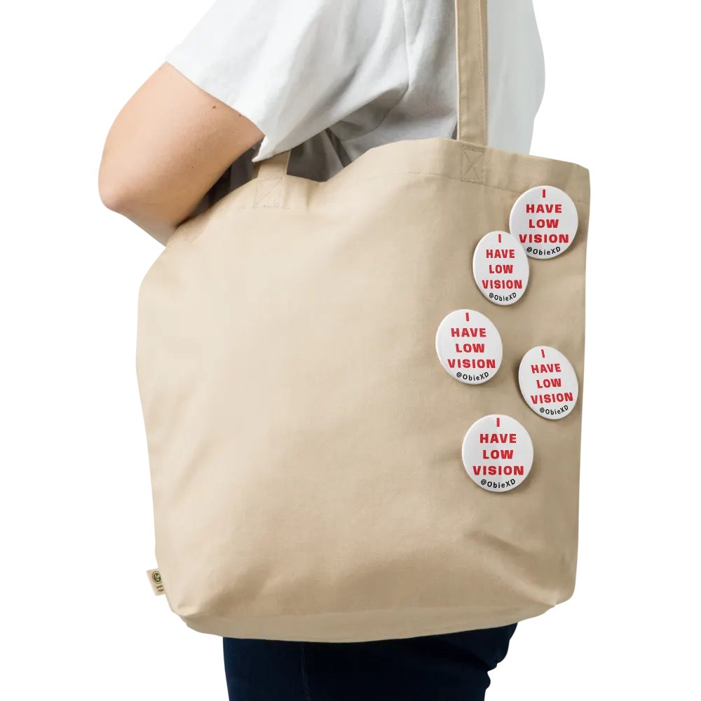 I HAVE LOW VISION - Pins (Pack of 5) product image (5)