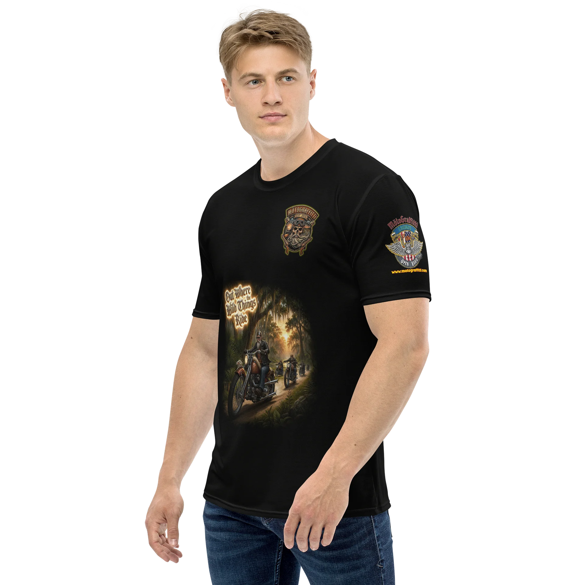 Out Where the Wild Things Ride Premium Hot Weather Tee product image (3)
