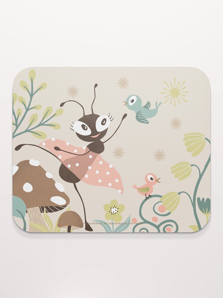 Cute Ballerina Mouse Pad product image (2)