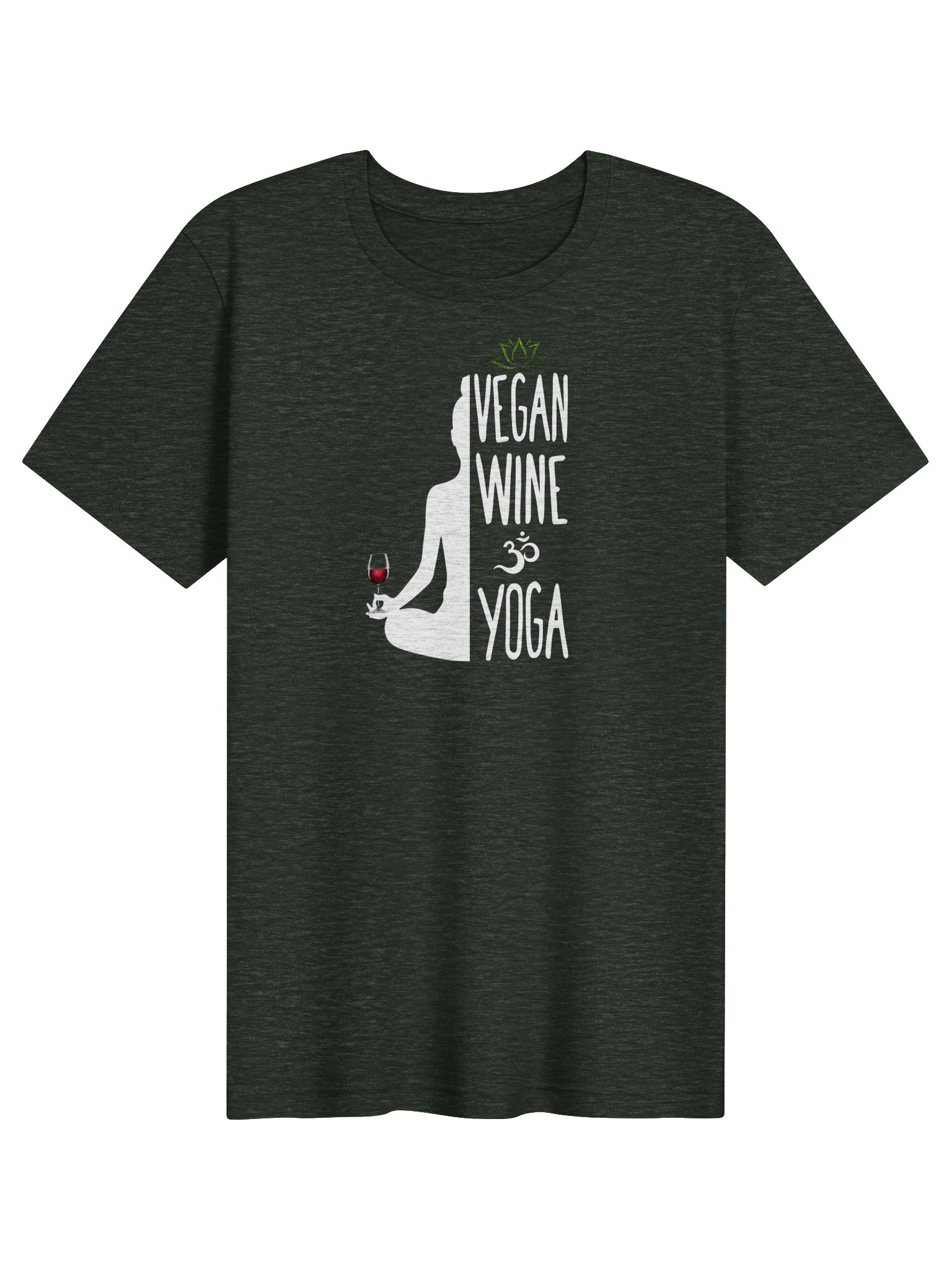 Vegan Wine & Yoga Tee product image (9)