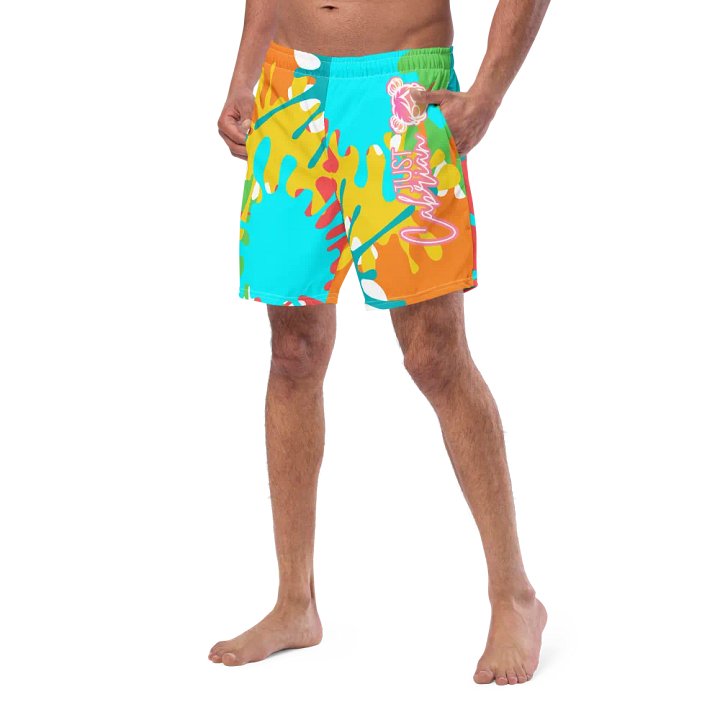 JustCabrian Splat! Print Swim Trunks product image (1)