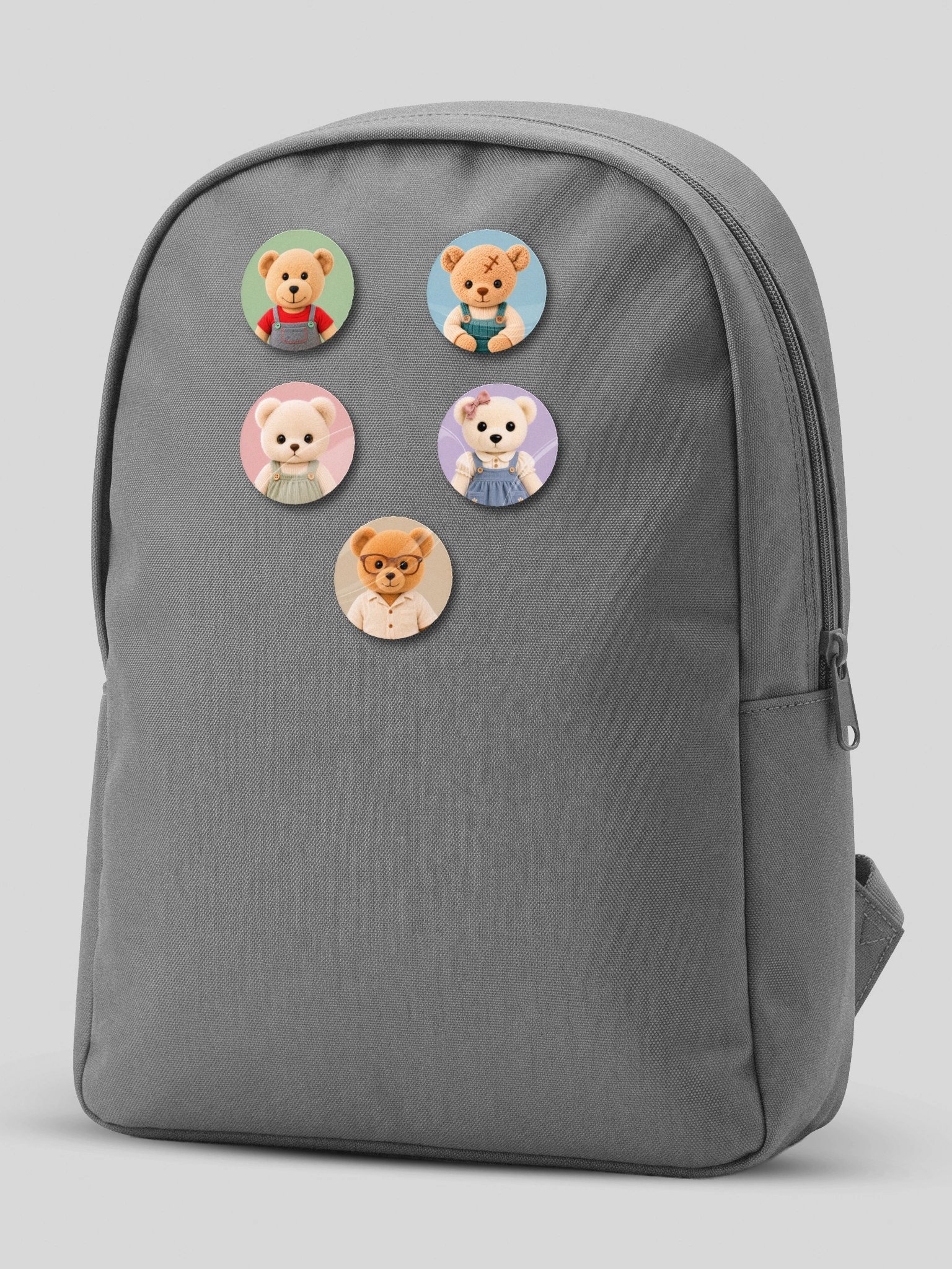 Meet the Bears of Plushtropolis | 5-Piece Collectible Pin Set product image (7)