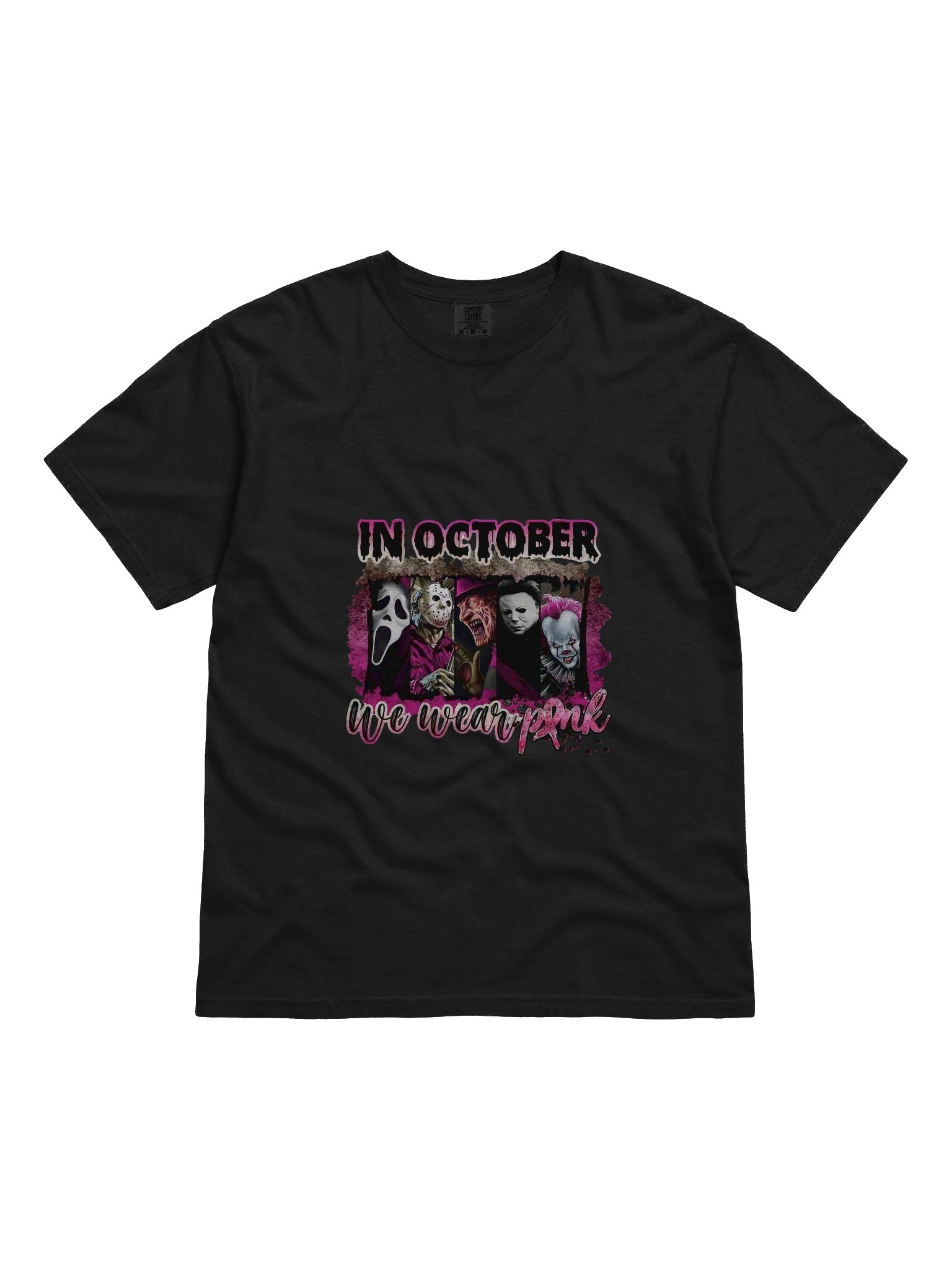 Horror Pink October T-Shirt product image (5)