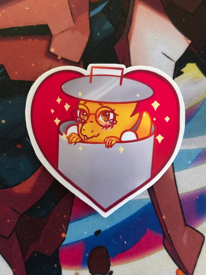 Glossy Alphys Sticker product image (1)