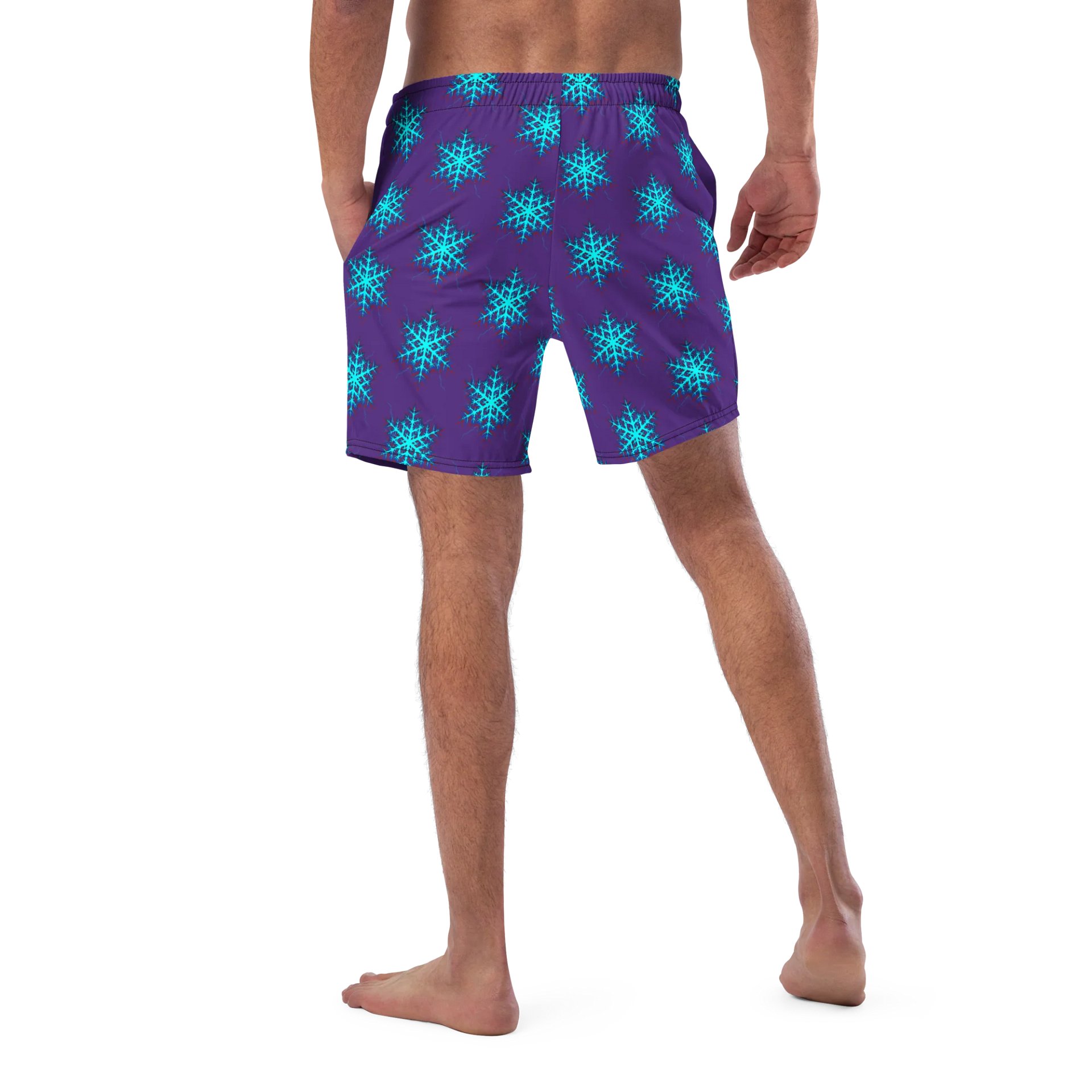 WICKED WINTERS ELECTRIC SNOWFLAKE SWIM SHORTS product image (5)