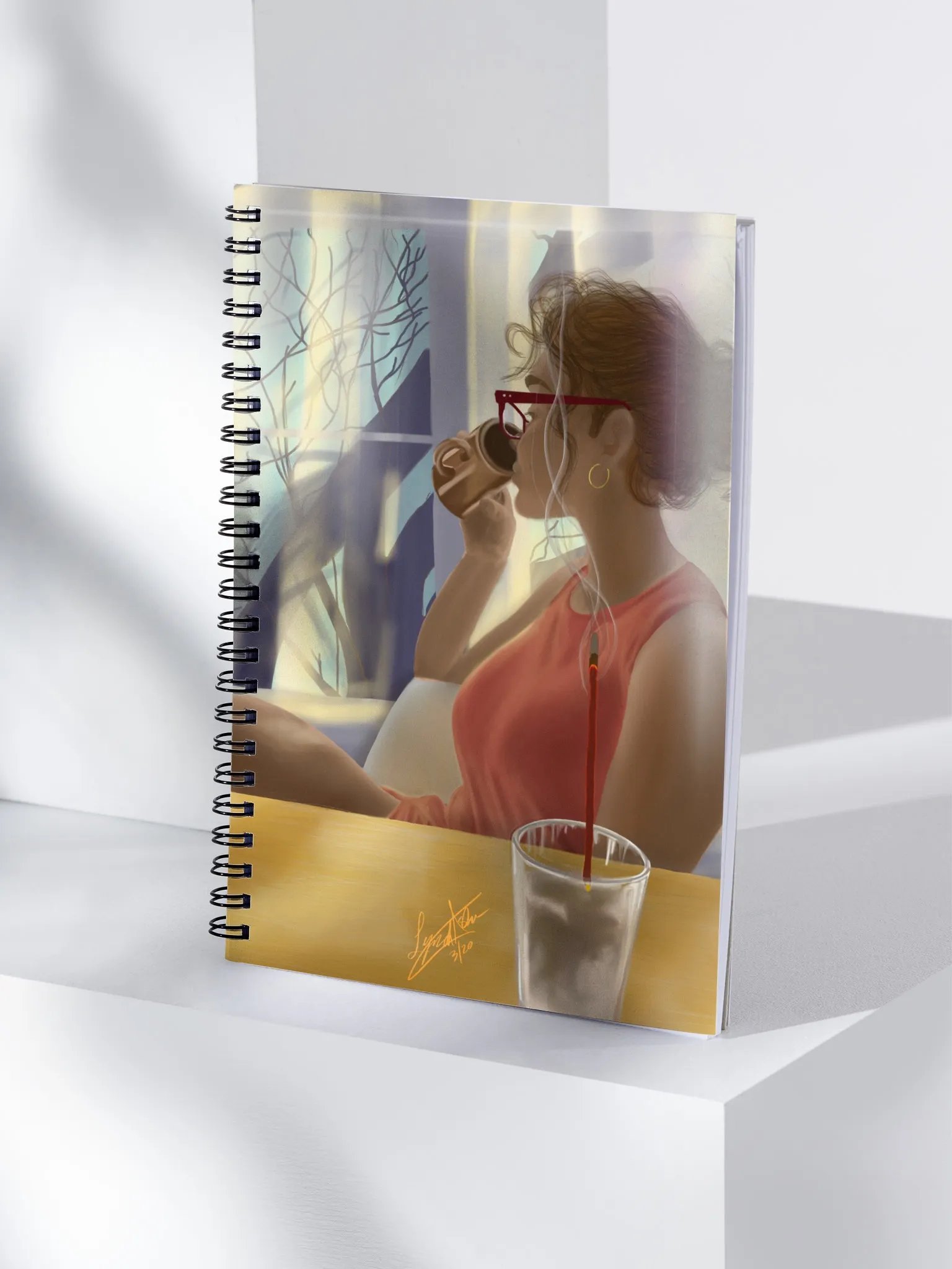 Quiet Mornings; notebook product image (4)