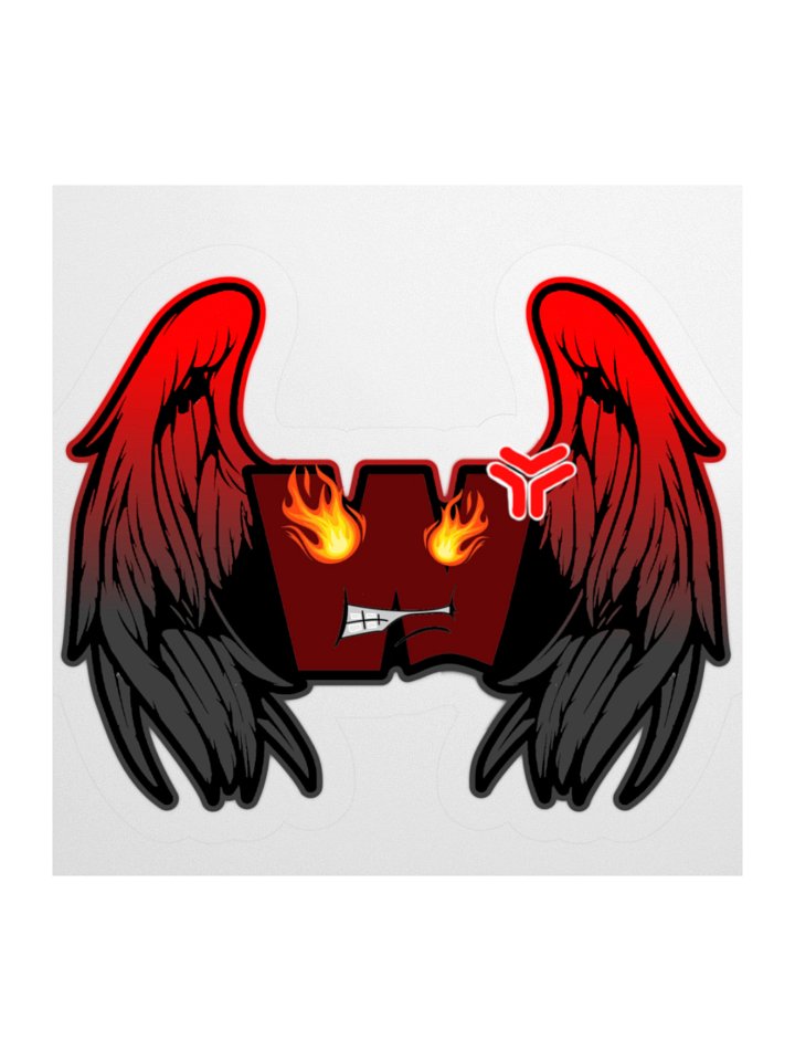 Fiery Wings Kiss Cut Stickers product image (1)