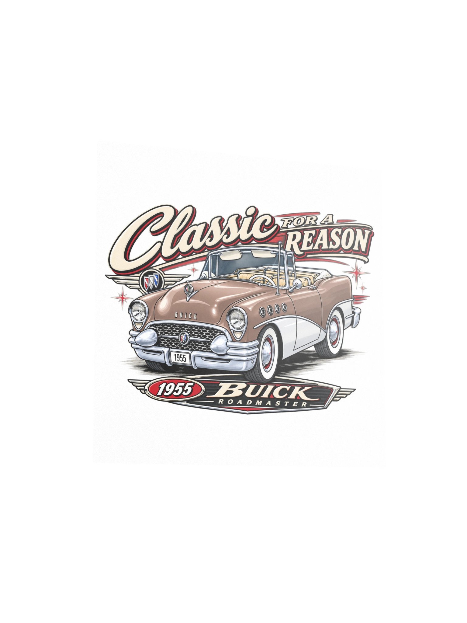 1955 Buick Roadmaster – Classic for a Reason Square Print product image (8)