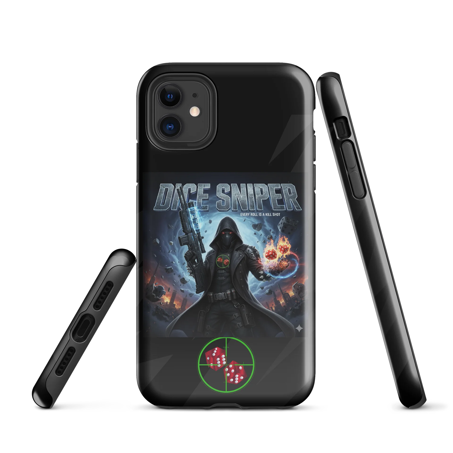 Dice Sniper Tough iPhone Case product image (1)