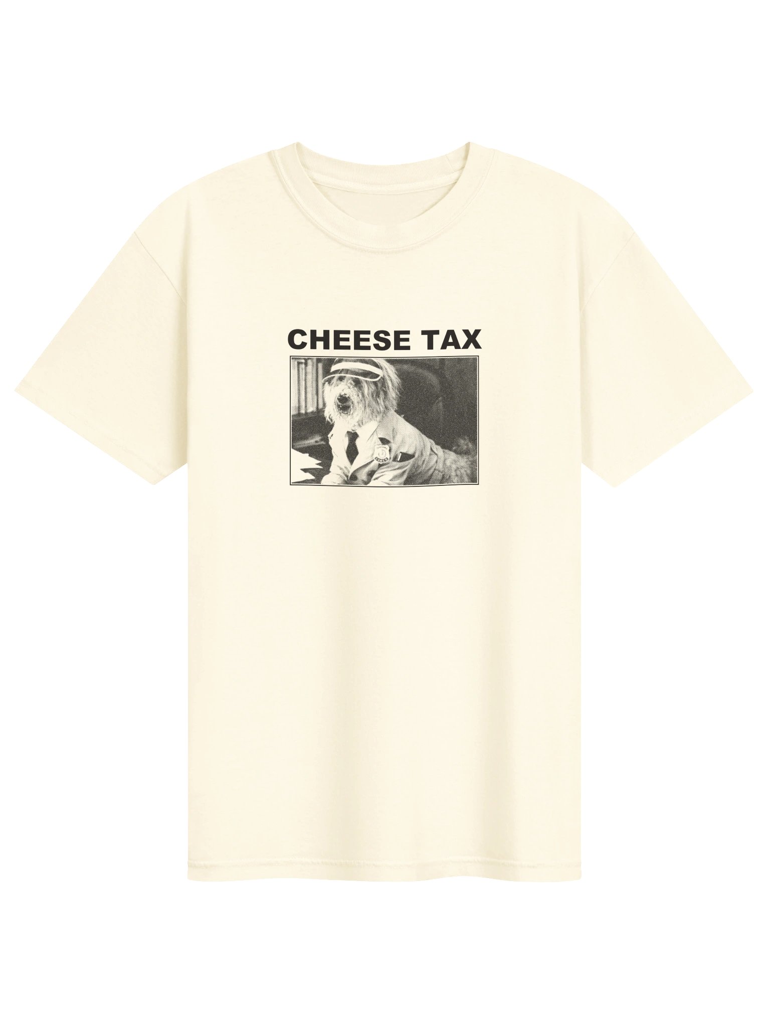 Cheese Tax Tee - Ivory product image (1)