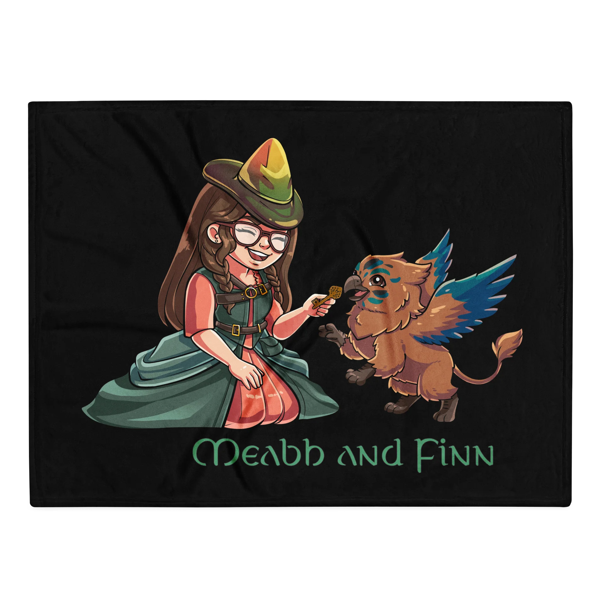 Wrapped in a Little Magic | Meabh & Finn Throw Blanket product image (2)