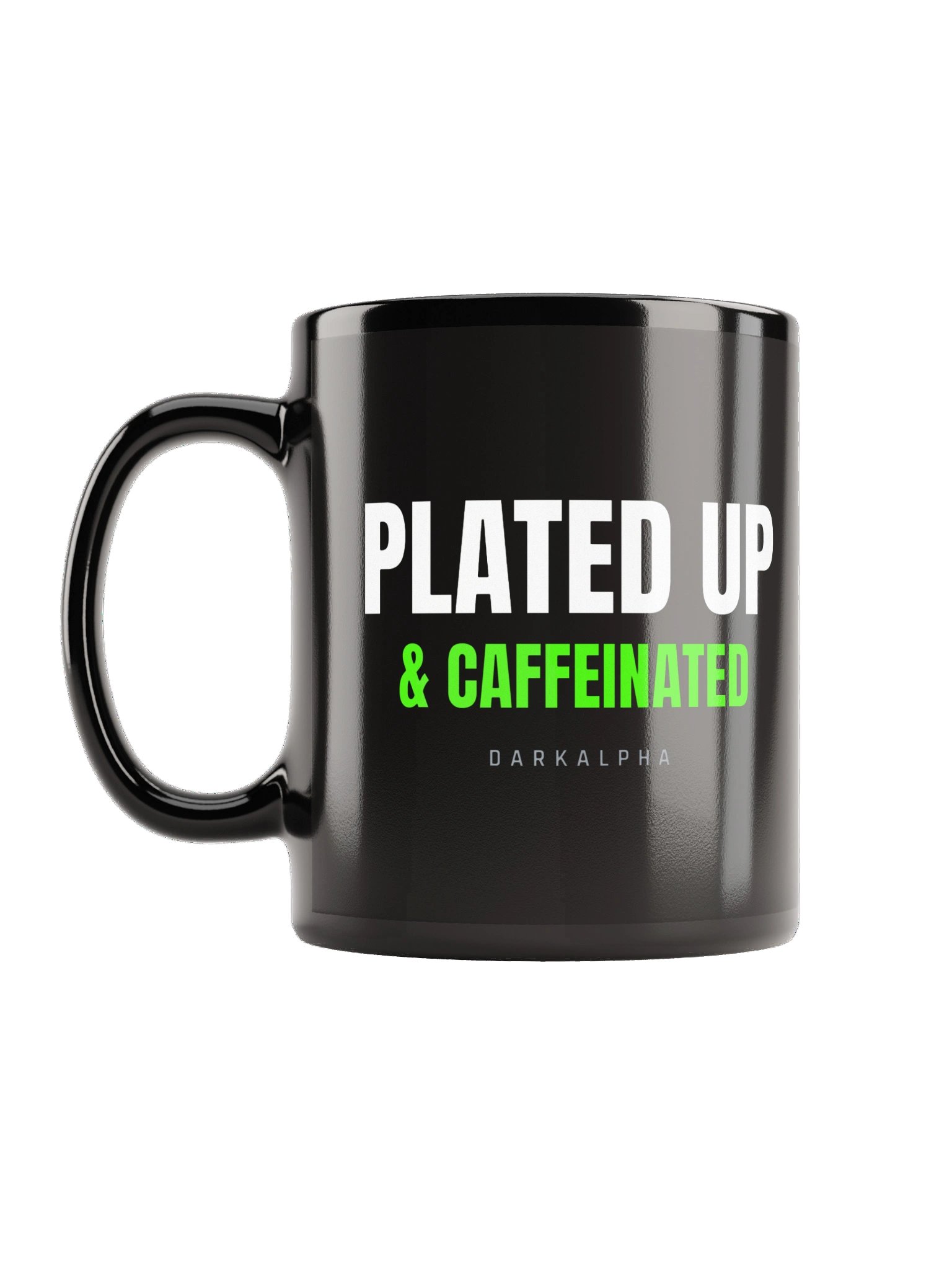 DA - PLATED UP & CAFFEINATED COFFEE MUG product image (1)