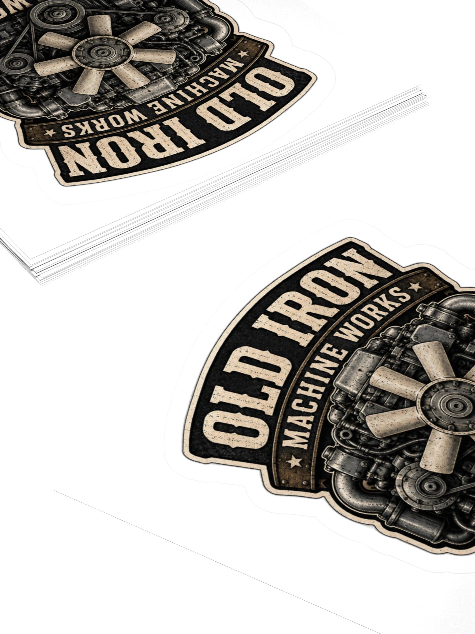 Old Iron Machine Works Diesel Engine Sticker product image (4)