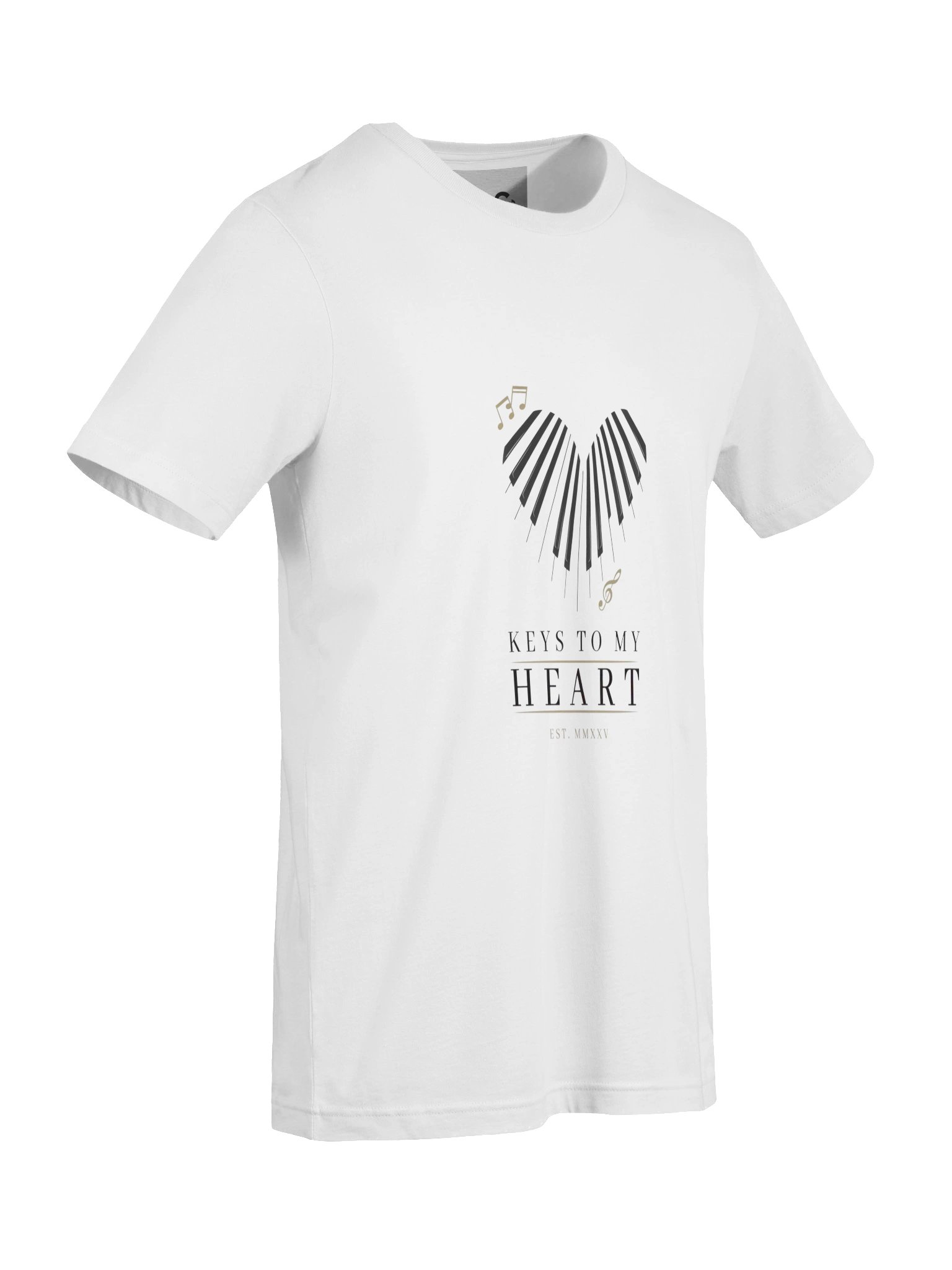 Keys to My Heart Music Graphic Tee product image (32)