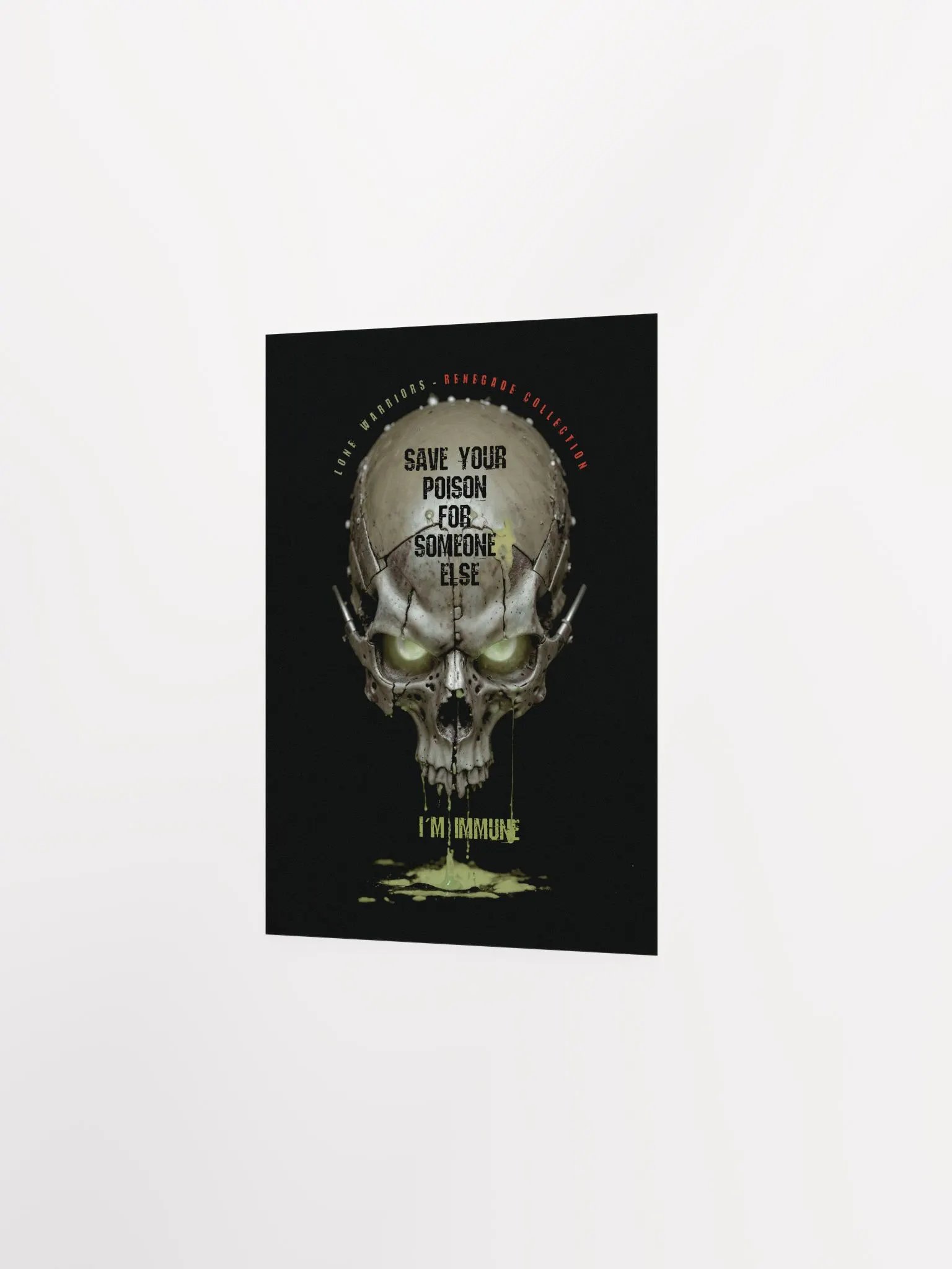 Save your poison for someone else, i´m immune.( Matte Paper Poster ) product image (2)