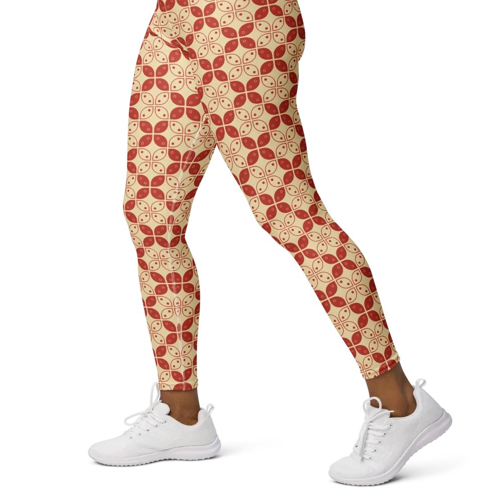 Batik Kawung Full Length Yoga Leggings product image (6)