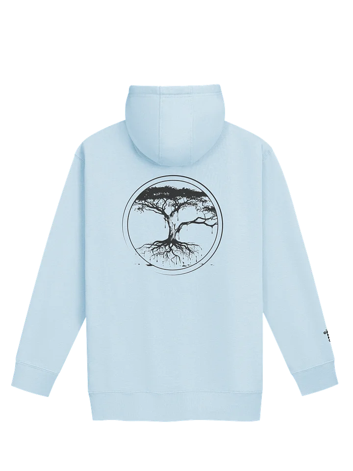 ONE KING Rooted II Premium Soft Blend Hoodie with embroidered sleeve logo black print product image (1)