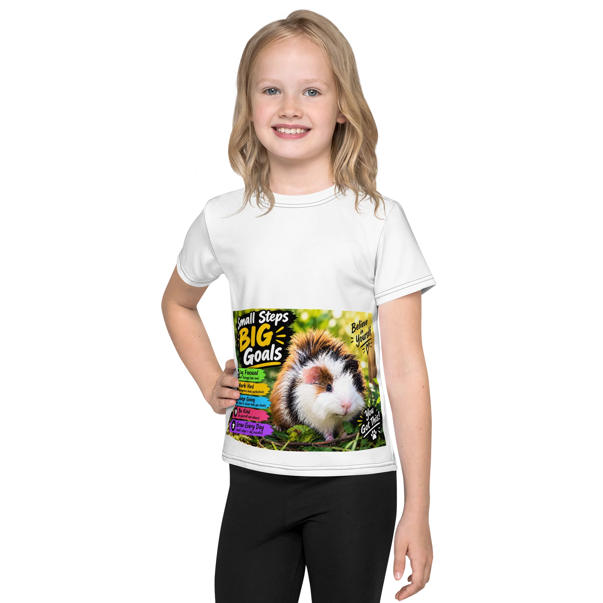 Small Steps Big Goals Kids Tee product image (1)