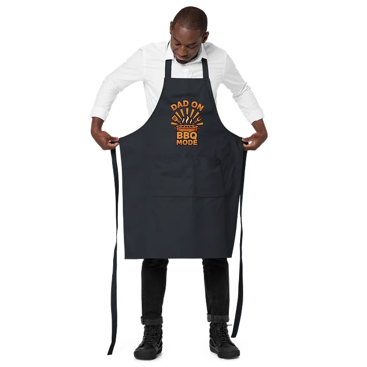 Dad on BBQ Mode – High‑Impact Printed Grilling Apron for Men Who Bring Serious Heat to Every Cookout product image (2)