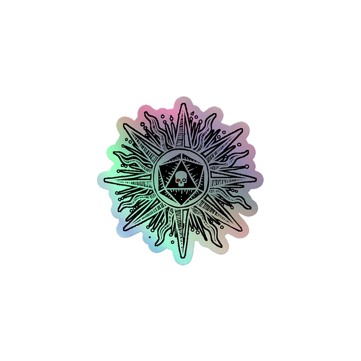 Compass Dice - Holo Sticker product image (1)