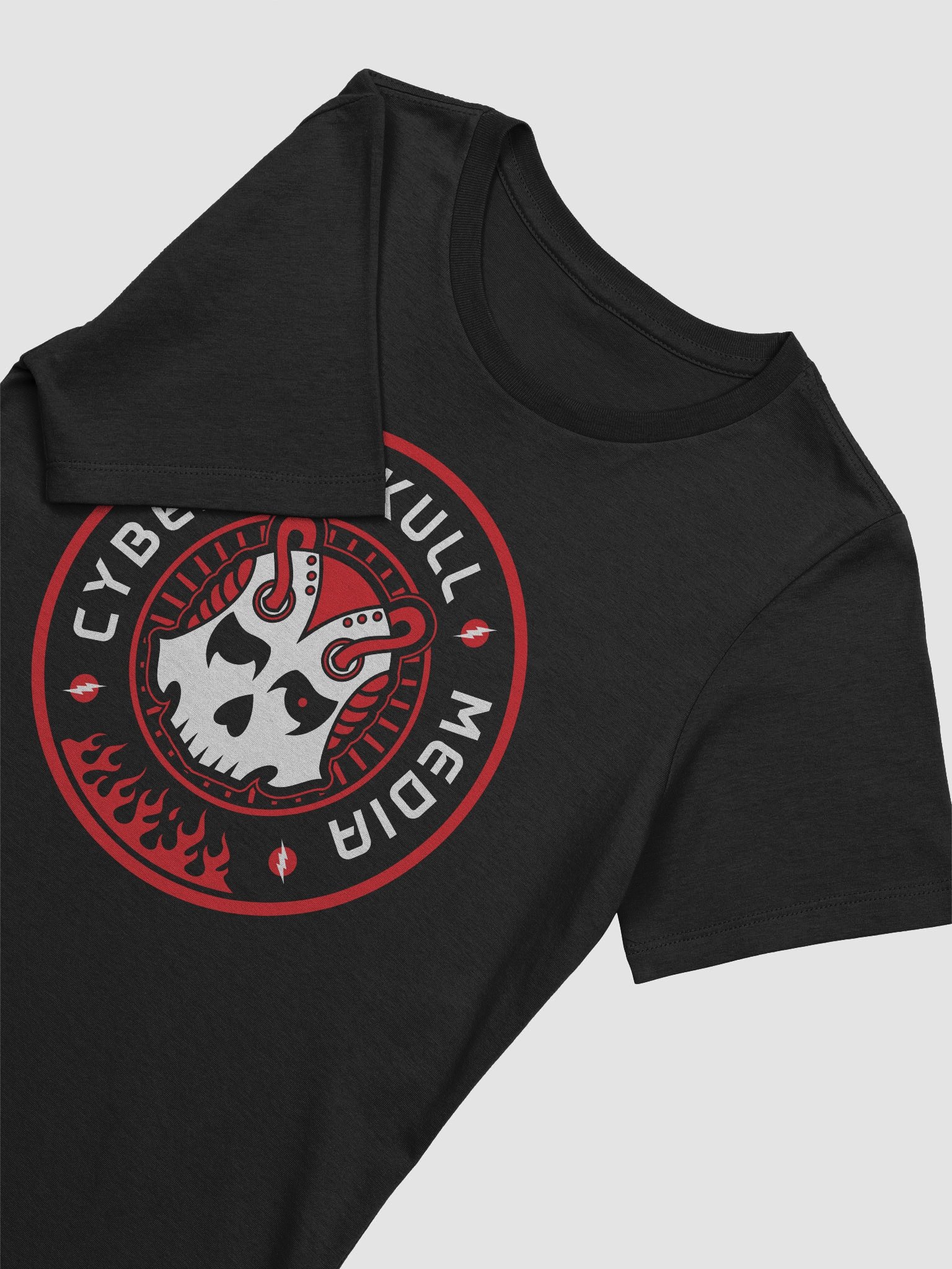 Cyber Skull Media Logo Tee (Women's Fit) product image (5)