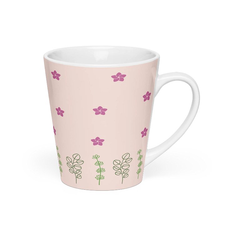 Botanical Elegance Latte Mug product image (2)