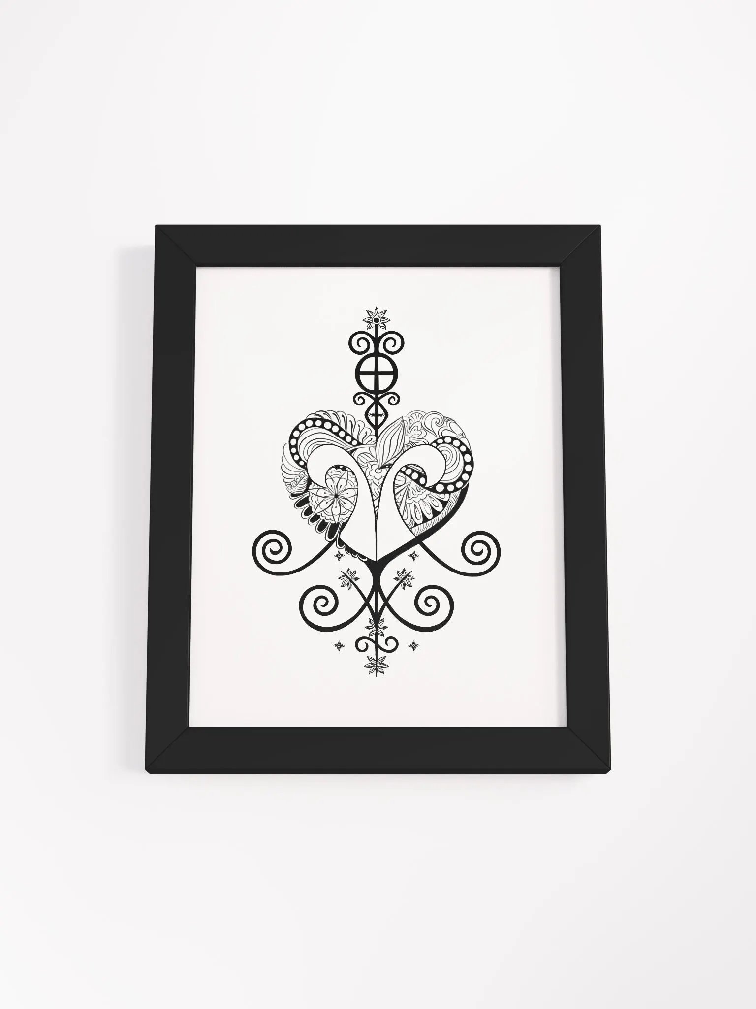 Frame with Erzulie Freda vèvè product image (1)