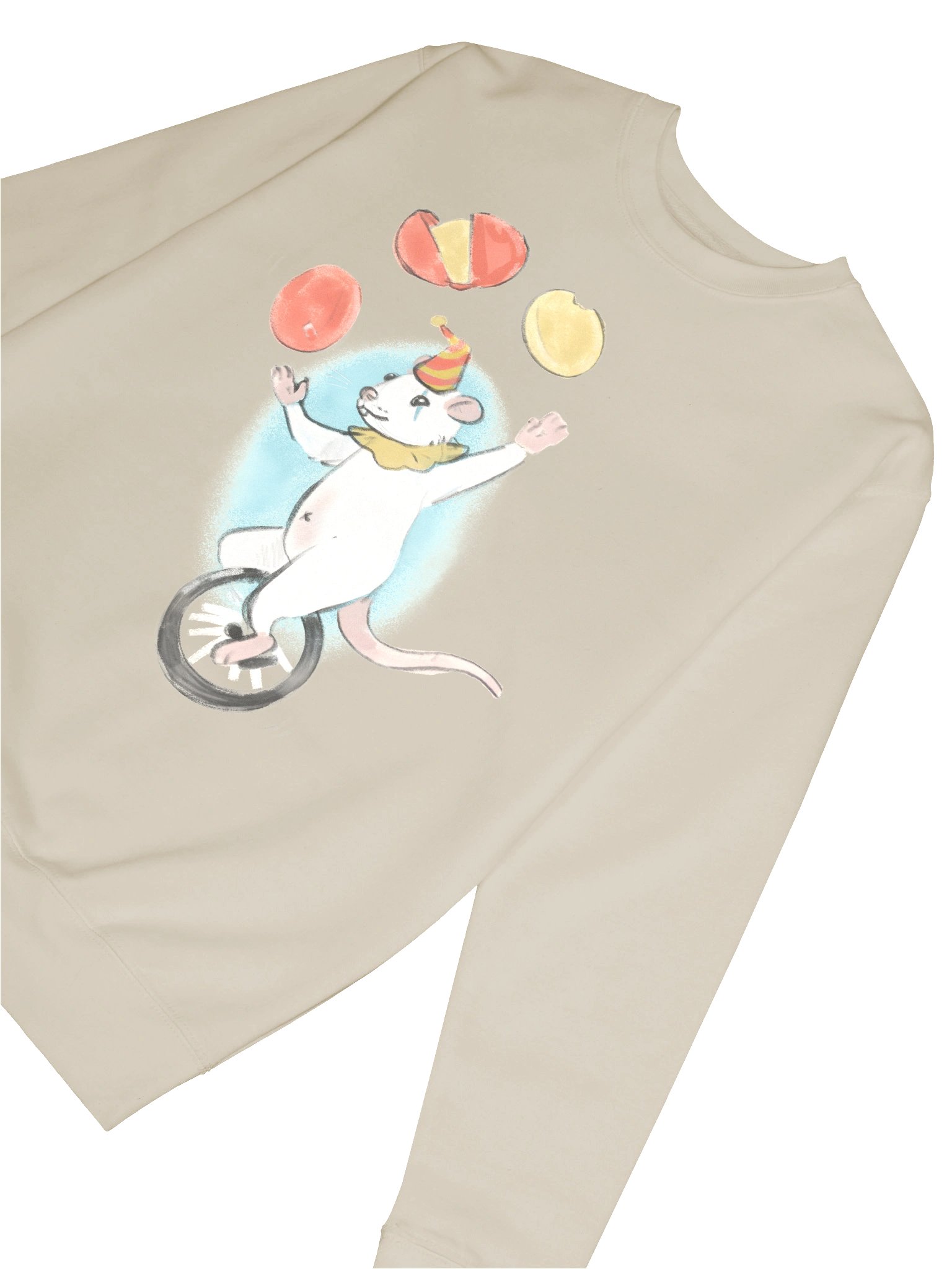 Clown Mouse Juggling Sweatshirt product image (6)