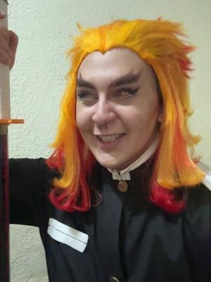 POV: you’re a demon #cosplay #rengokukyojuro #demonslayercosplay #rengokucosplay #fyp 