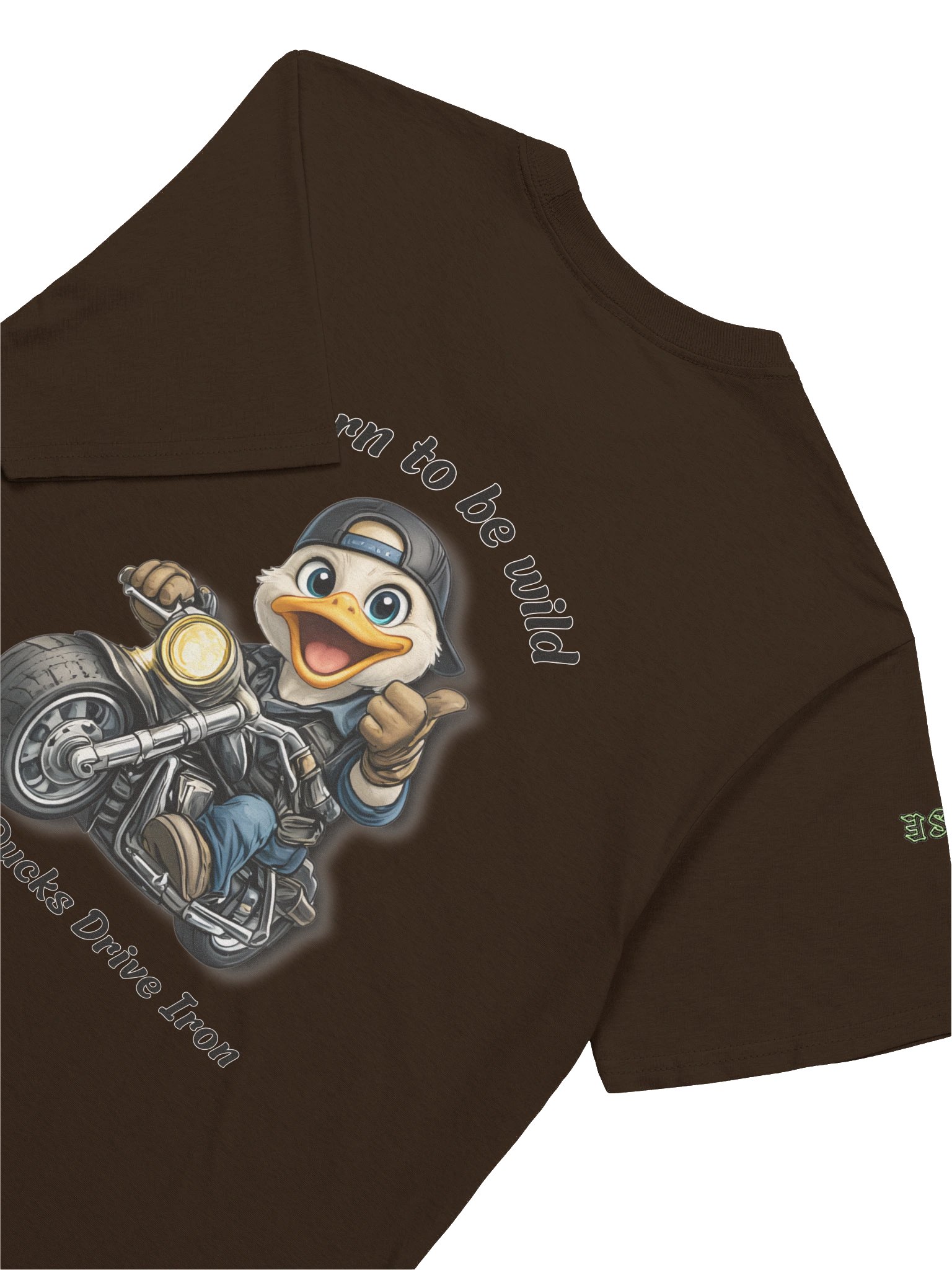 Decorative 'ESE' Graphic Biker T-Shirt product image (44)