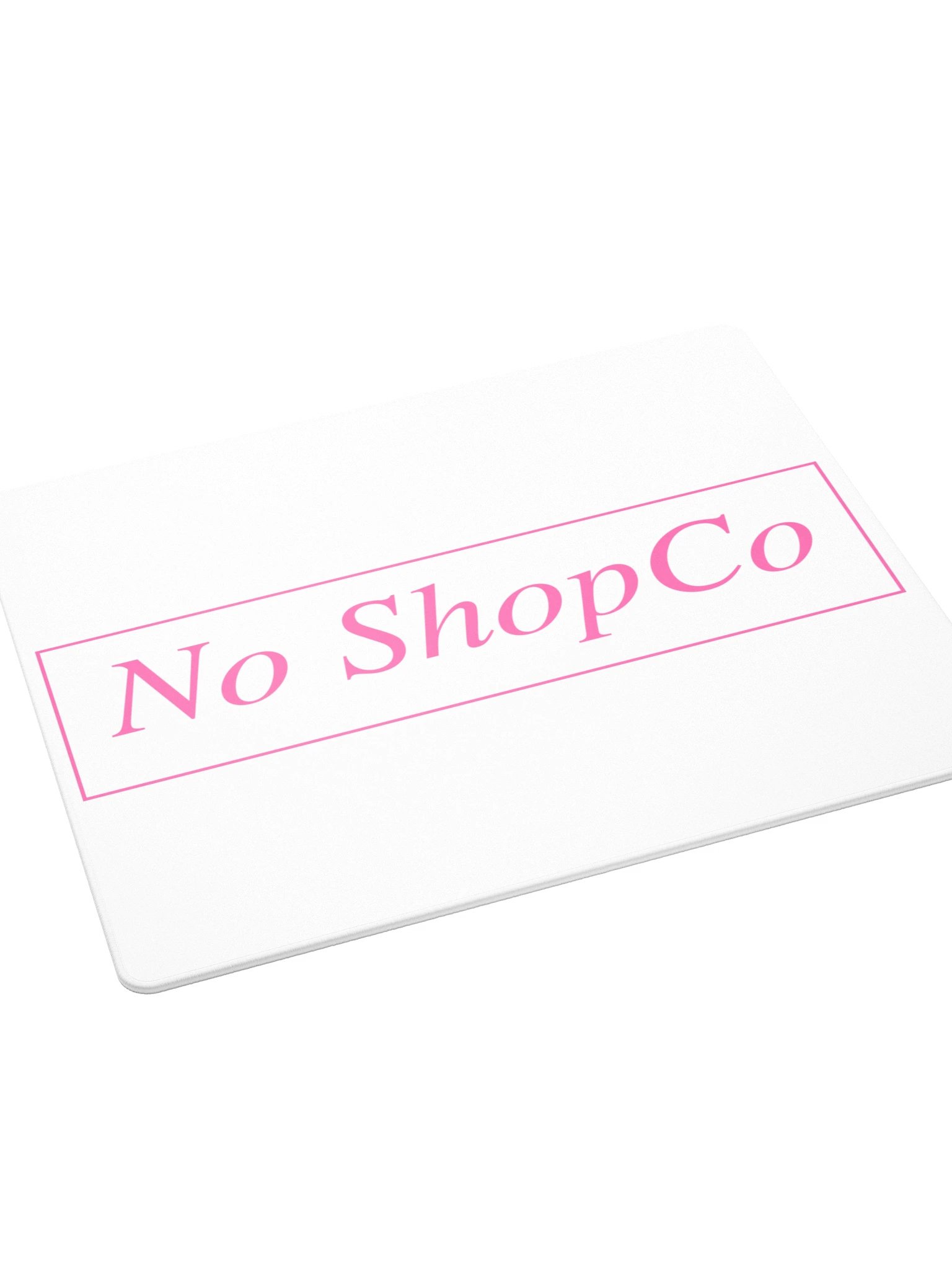 No ShopCo Gaming Mouse Pad - Pink on White product image (4)