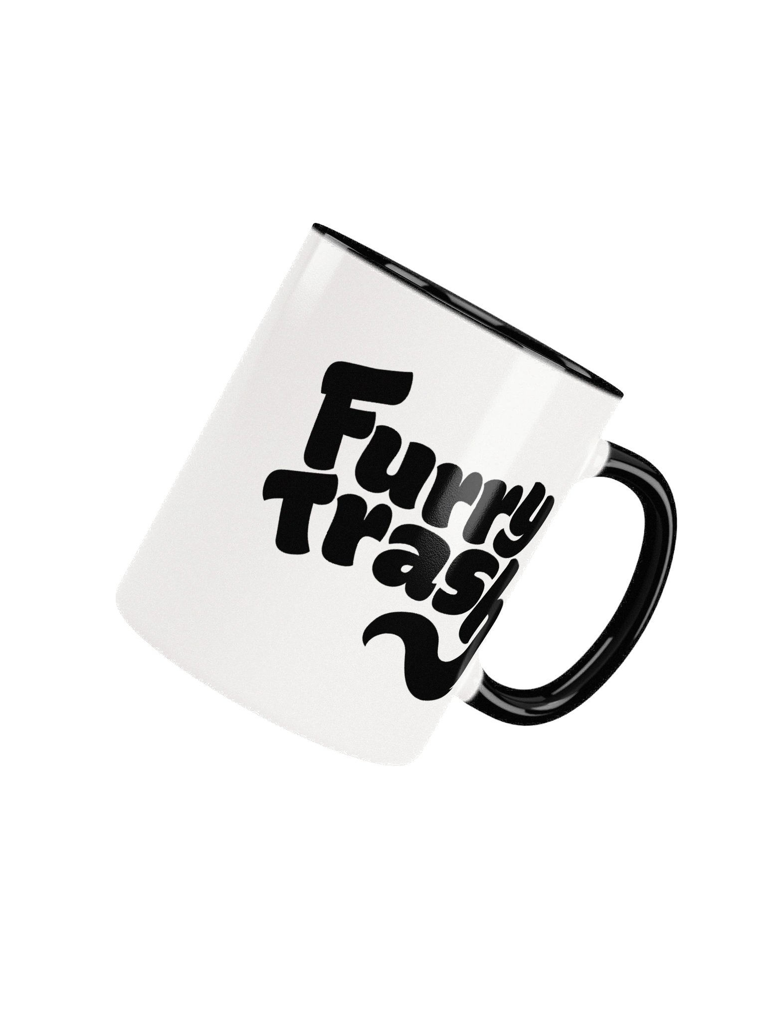 Furry Trash Mug - Bubble Logo (Black) product image (64)