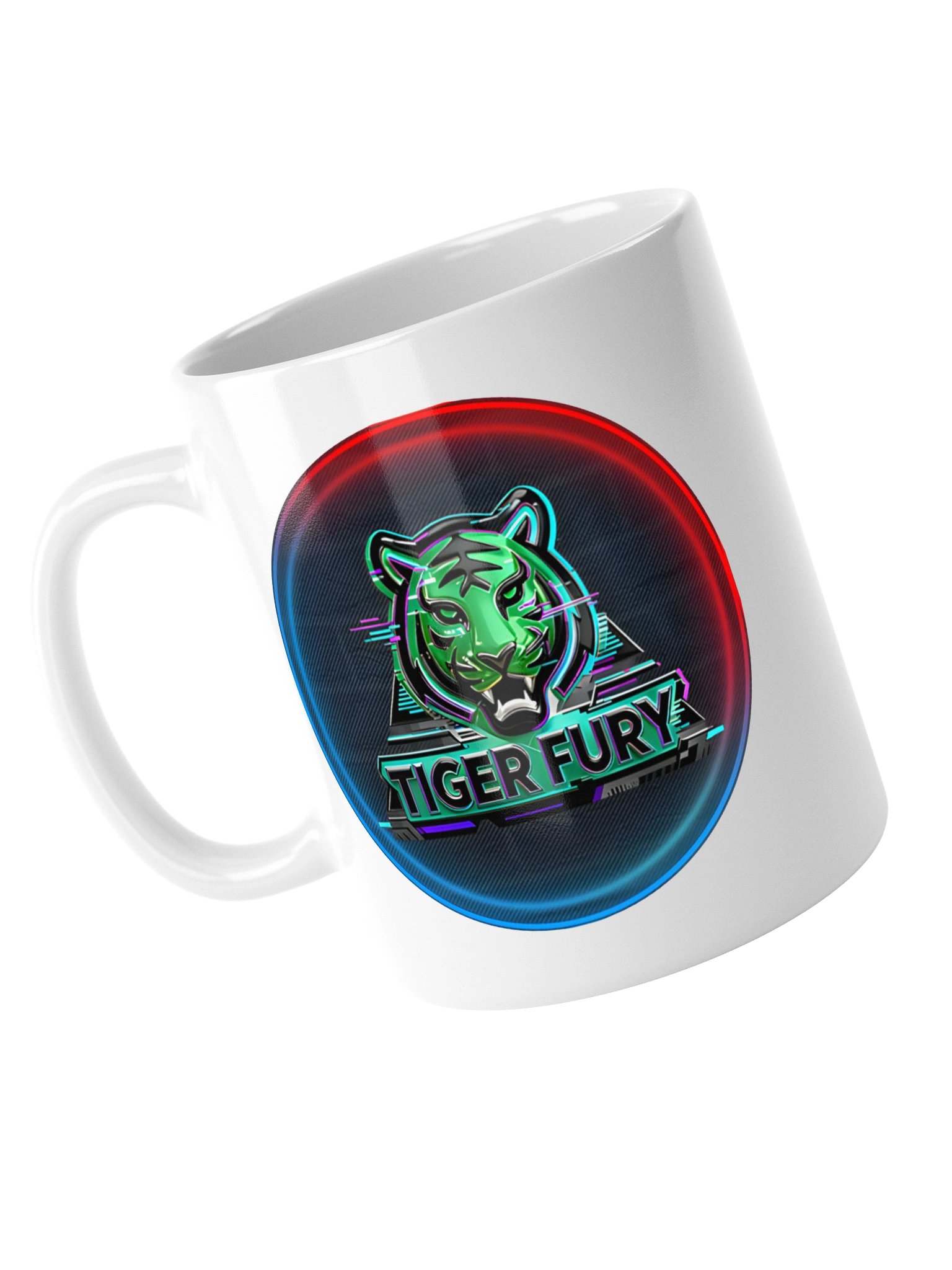 Tiger Fury Neon Tiger Mug product image (15)