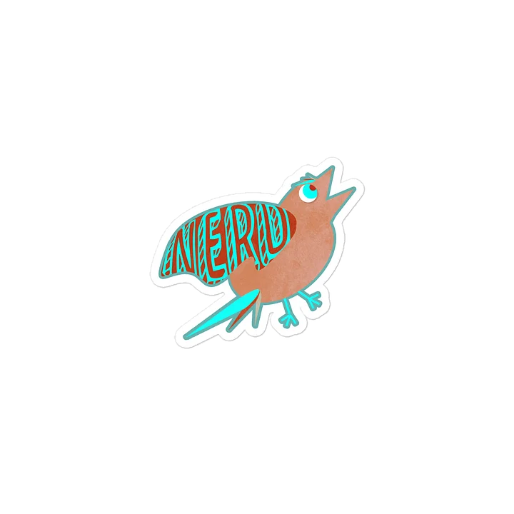 Bird the Nerd Chickadee Sticker product image (2)