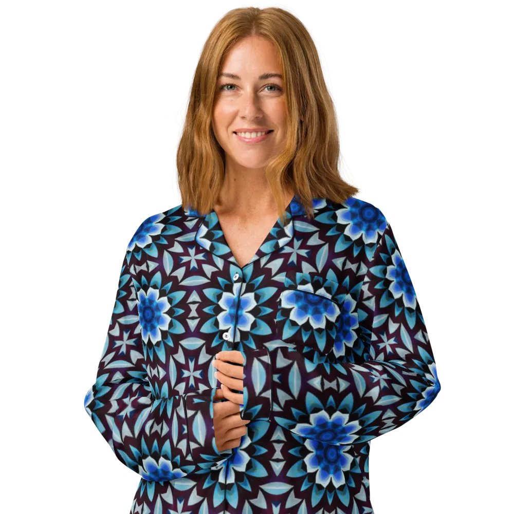 Chic Comfort: Silky Long Sleeve Pyjama Top product image (3)