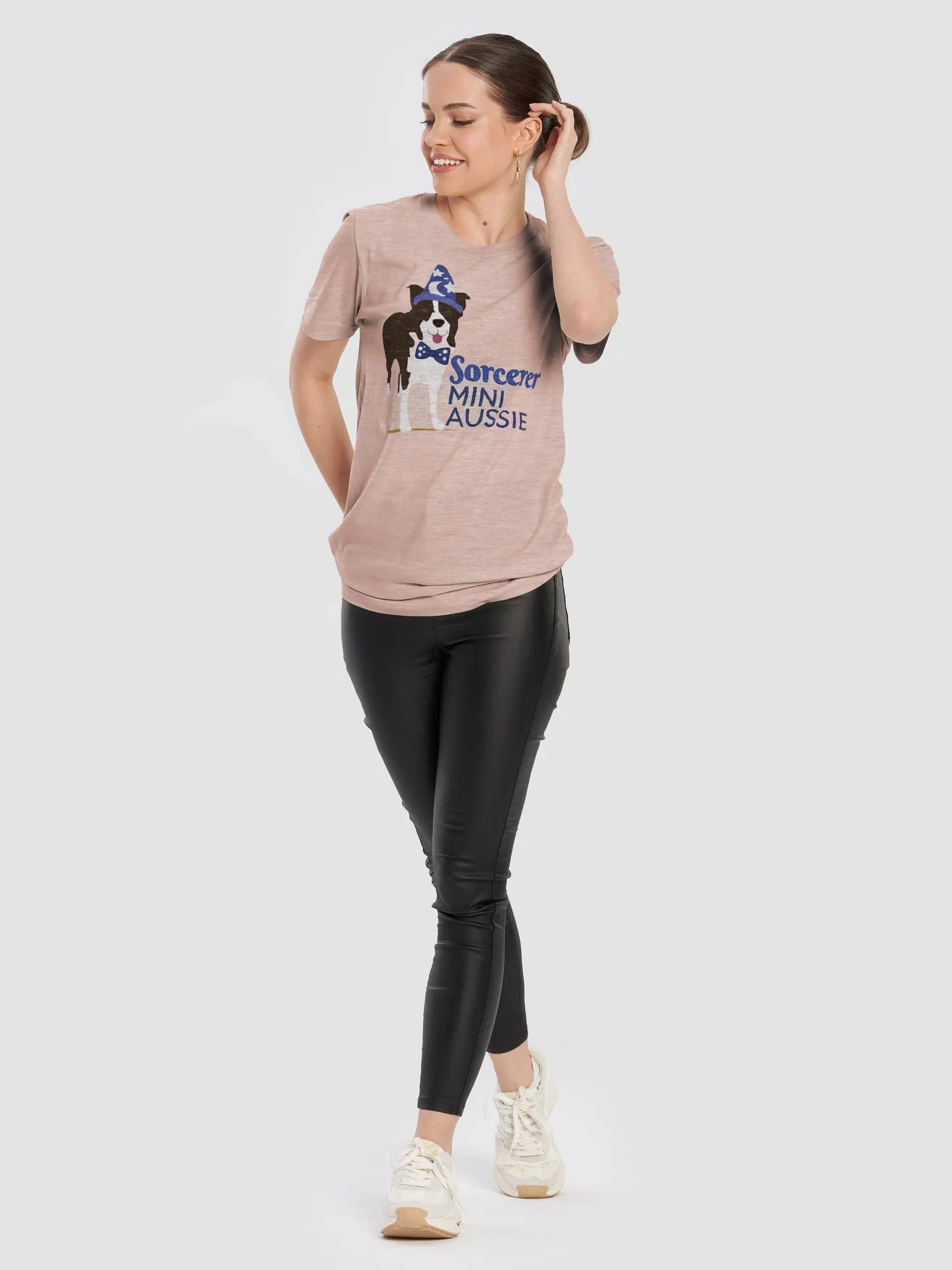 Sorcerer Aussie Tee – Magic Meets Man's Best Friend product image (39)