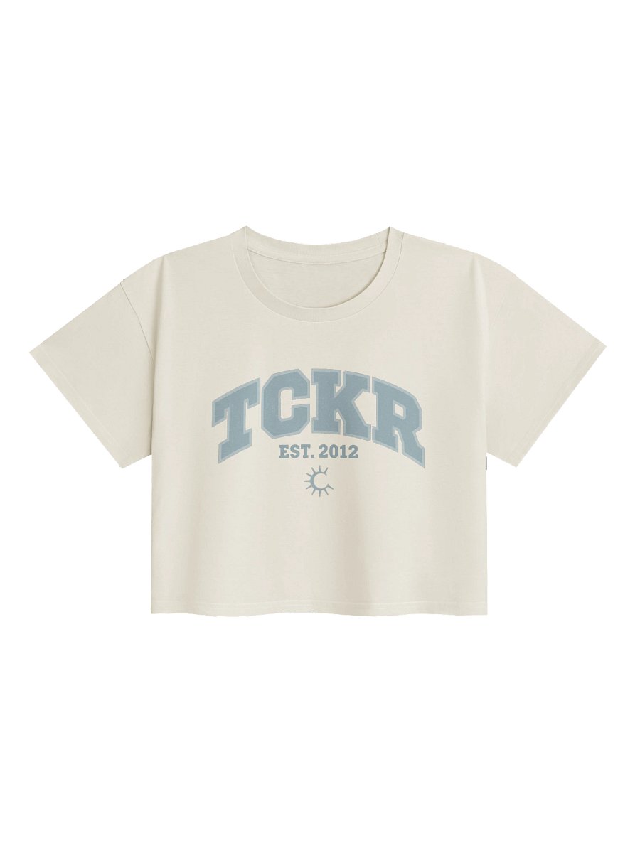 Vintage Jersey Print Crop Tee product image (2)