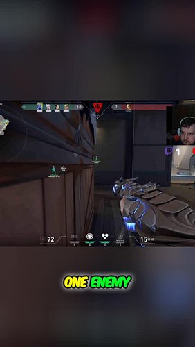 Still a cardboard player, but shes my carry. #Valorant #ClutchPlay #GamingMoments #Victory