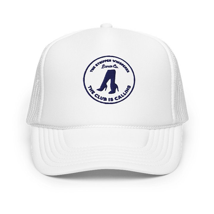 the club is calling puff print trucker hat product image (1)