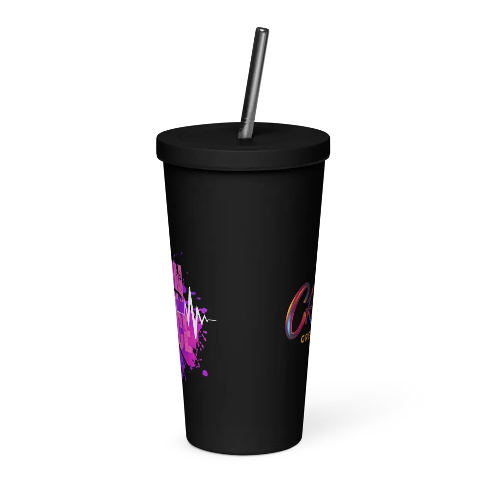 Create Greatness + Born to Dance Vibrant Beats Her Silhouette Insulated Tumbler product image (45)