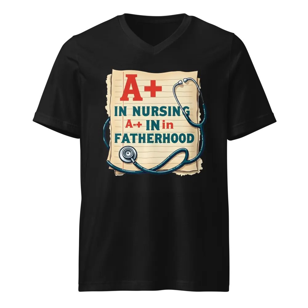 A+ in Nursing, A+ in Fatherhood T-Shirt product image (1)
