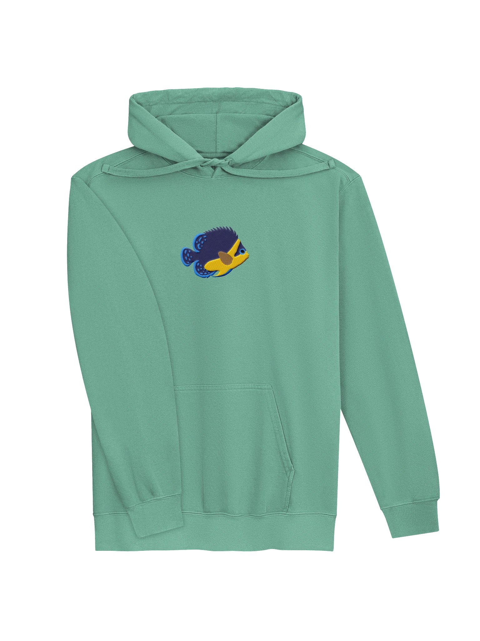Venustus Angelfish Embroidered Hoodie | Saltwater Reef Aquarium & Ocean Lover Apparel product image (6)
