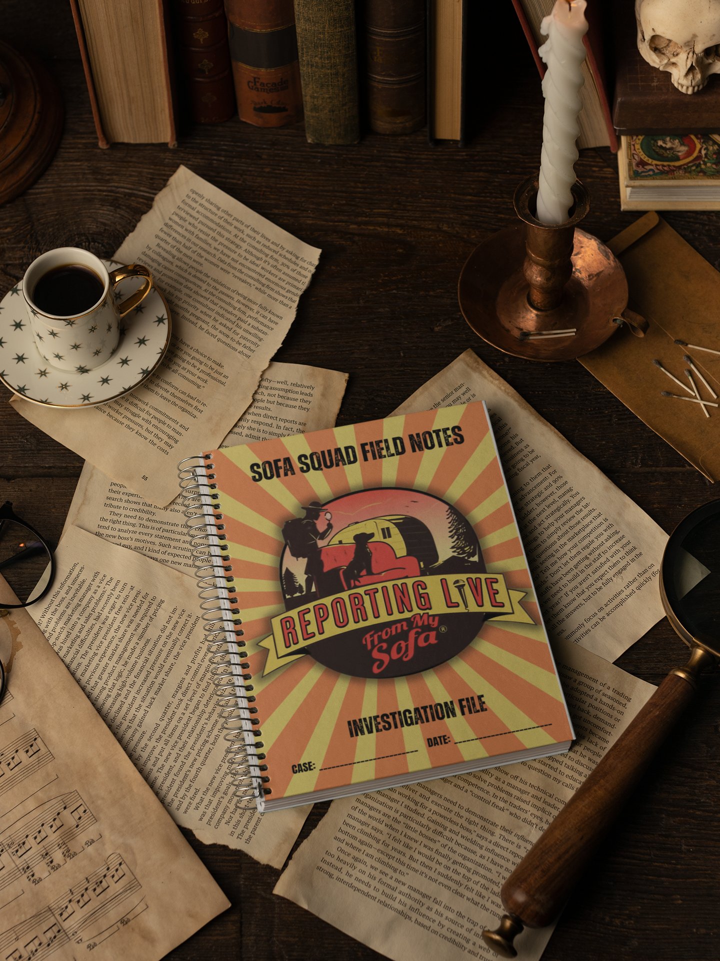 Sofa Squad Field Notes Investigation Journal product image (7)